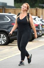 JOSIE GIBSON Leaves a Gym in Bath 08/18/2020