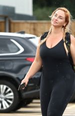 JOSIE GIBSON Leaves a Gym in Bath 08/18/2020