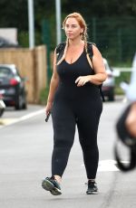 JOSIE GIBSON Leaves a Gym in Bath 08/18/2020
