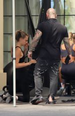 KAIA GERBER and CARA DELEVINGNE Workout at a Gym in Los Angeles 08/11/2020