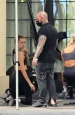 KAIA GERBER and CARA DELEVINGNE Workout at a Gym in Los Angeles 08/11/2020