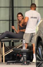KAIA GERBER and CARA DELEVINGNE Workout at a Gym in Los Angeles 08/11/2020