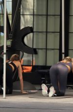 KAIA GERBER and CARA DELEVINGNE Workout at a Gym in Los Angeles 08/11/2020