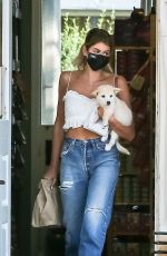 KAIA GERBER Leaves a Pet Store in Malibu 08/04/2020