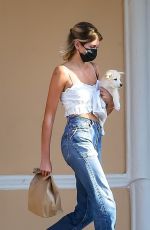 KAIA GERBER Leaves a Pet Store in Malibu 08/04/2020