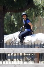 KALEY CUCO at Equestrian Center in Los Angeles 08/09/2020