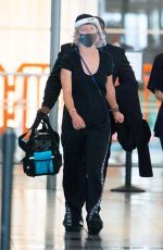 KALEY CUOCO at JFK Airport in New York 08/10/2020