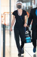 KALEY CUOCO at JFK Airport in New York 08/10/2020