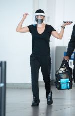 KALEY CUOCO at JFK Airport in New York 08/10/2020