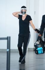 KALEY CUOCO at JFK Airport in New York 08/10/2020