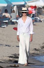 KARLIE KLOSS Out on the Beach in Santa Monica 08/02/2020