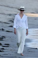 KARLIE KLOSS Out on the Beach in Santa Monica 08/02/2020