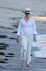 KARLIE KLOSS Out on the Beach in Santa Monica 08/02/2020