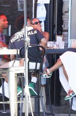 KARRUECHE TRAN and Victor Cruz Out in Los Angeles 08/08/2020