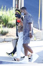KARRUECHE TRAN and Victor Cruz Out in Los Angeles 08/08/2020