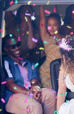 KARRUECHE TRAN at a Birthday Party at Nobu in Malibu 08/01/2020