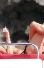 KATE and LILA GRACE MOSS in Bikinis at a Yacht in Spain 08/03/2020