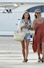 KATE and LILA GRACE MOSS in Bikinis at a Yacht in Spain 08/03/2020