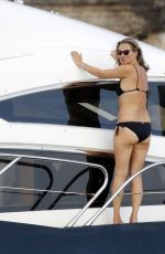 KATE and LILA GRACE MOSS in Bikinis at a Yacht in Spain 08/03/2020