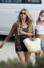 KATE and LILA GRACE MOSS Out and About in Ibiza 08/02/2020