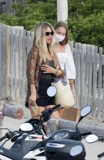 KATE and LILA GRACE MOSS Out and About in Ibiza 08/02/2020
