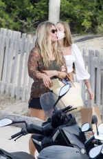 KATE and LILA GRACE MOSS Out and About in Ibiza 08/02/2020