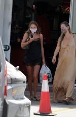 KATE and LILA GRACE MOSS Out and About in Ibiza 08/02/2020