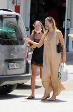 KATE and LILA GRACE MOSS Out and About in Ibiza 08/02/2020