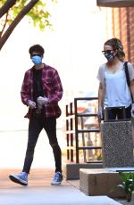 KATE BECKINSALE Leaves a Medical Building in Los Angeles 08/10/2020