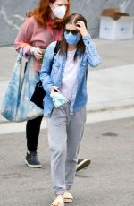 KATE MARA Arrives on the Set of A Teacher in Los Angeles 08/04/2020