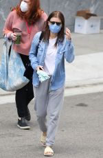 KATE MARA Arrives on the Set of A Teacher in Los Angeles 08/04/2020
