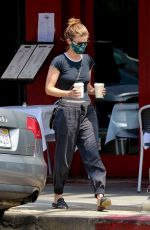 KATE MARA Out for Coffee in Los Feliz 08/23/2020