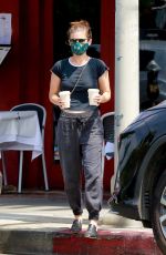KATE MARA Out for Coffee in Los Feliz 08/23/2020