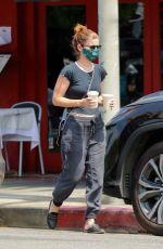 KATE MARA Out for Coffee in Los Feliz 08/23/2020