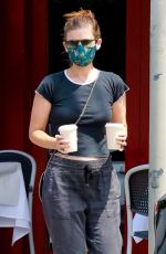KATE MARA Out for Coffee in Los Feliz 08/23/2020