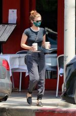 KATE MARA Out for Coffee in Los Feliz 08/23/2020
