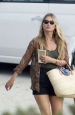KATE MOSS Out for Lunch in Ibiza 08/02/2020