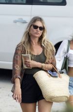 KATE MOSS Out for Lunch in Ibiza 08/02/2020