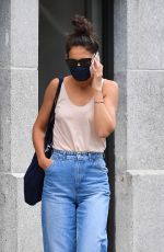 KATIE HOLMES in Denim Out in New York 08/22/2020