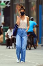 KATIE HOLMES in Denim Out in New York 08/22/2020
