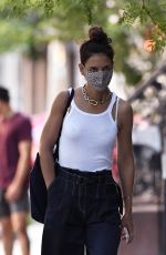 KATIE HOLMES Out and About in New York 07/31/2020