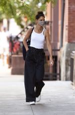 KATIE HOLMES Out and About in New York 07/31/2020