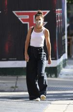 KATIE HOLMES Out and About in New York 07/31/2020