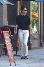 KATIE HOLMES Out and About in New York 08/09/2020