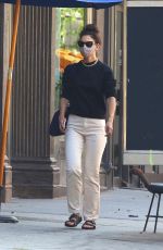 KATIE HOLMES Out and About in New York 08/09/2020