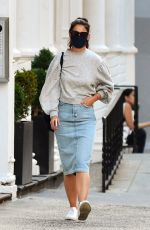 KATIE HOLMES Out and About in New York 08/19/2020