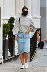 KATIE HOLMES Out and About in New York 08/19/2020