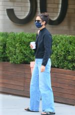 KATIE HOLMES Out and About in New York 08/26/2020