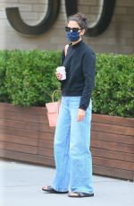 KATIE HOLMES Out and About in New York 08/26/2020