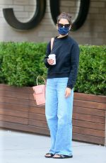 KATIE HOLMES Out and About in New York 08/26/2020
